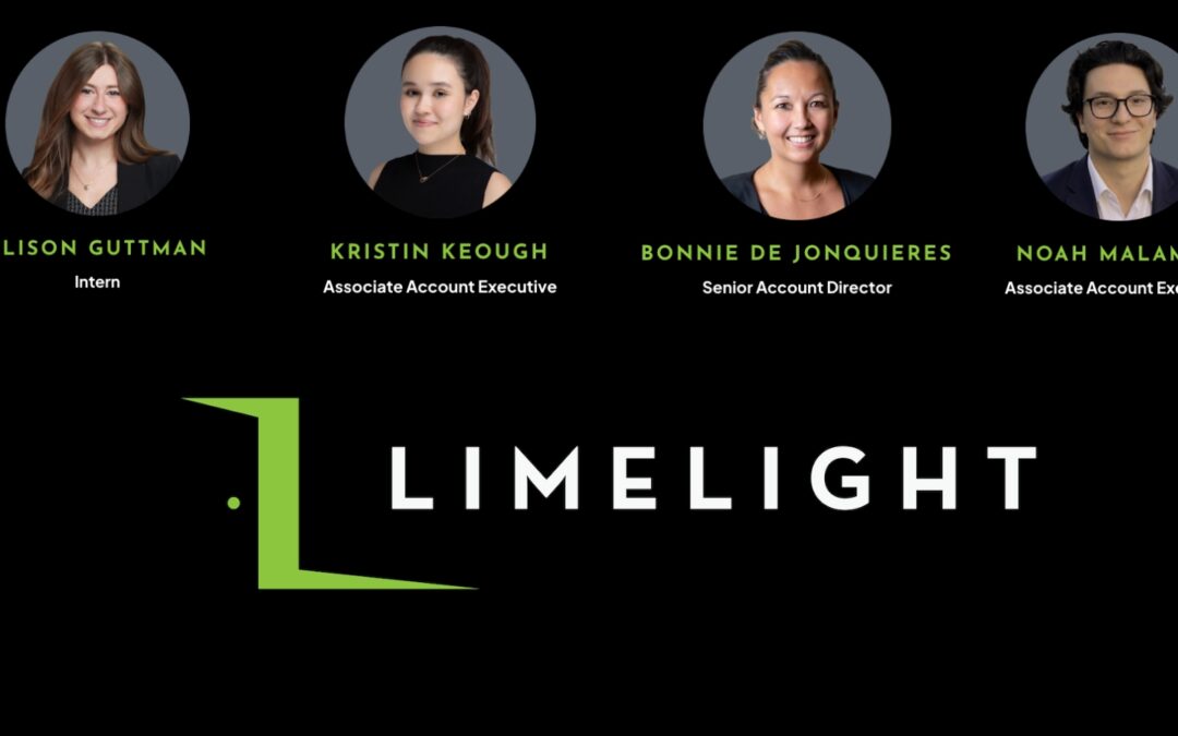 LIMELIGHT Expands Team with Three New Hires as Agency Continues Rapid Growth